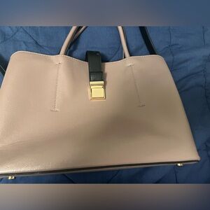 H&M Beige and Black Shoulder Bag
